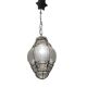 Wrought Iron Murano Glass Light Pendant 1950’s
