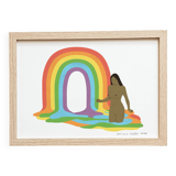 The Bather, art print 13x18 cm, numbered and signed