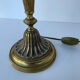 Three-branched golden candlestick