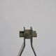 White plexiglass, steel and copper floor lamp by Goffredo Reggiani.