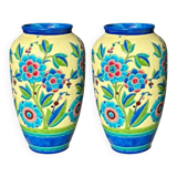 Pair of Keramis vases (Belgium)