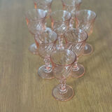 8 verres à liqueur Rosaline Luminarc