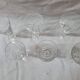 6 Bayer crystal stemmed glasses, 1970