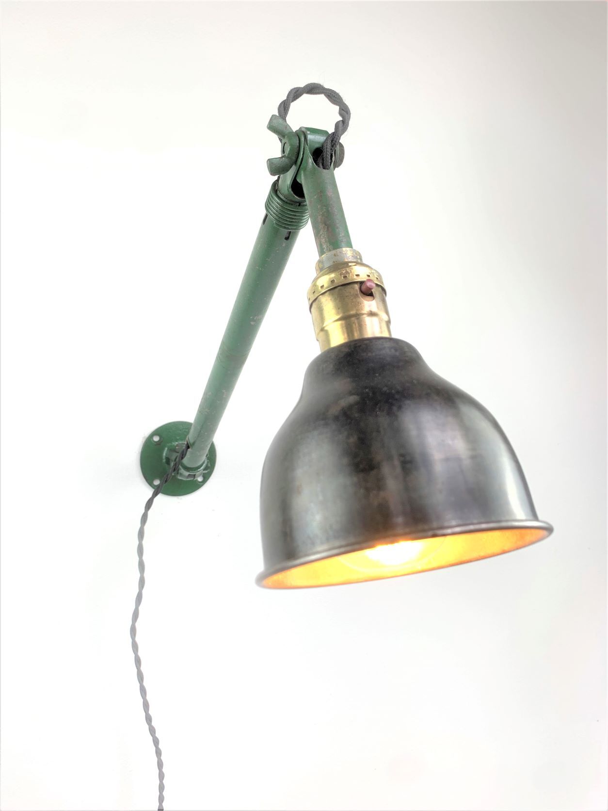 Ajusco adjustable fixture co milwaukee wis old american lamp brand ajusco 1930
