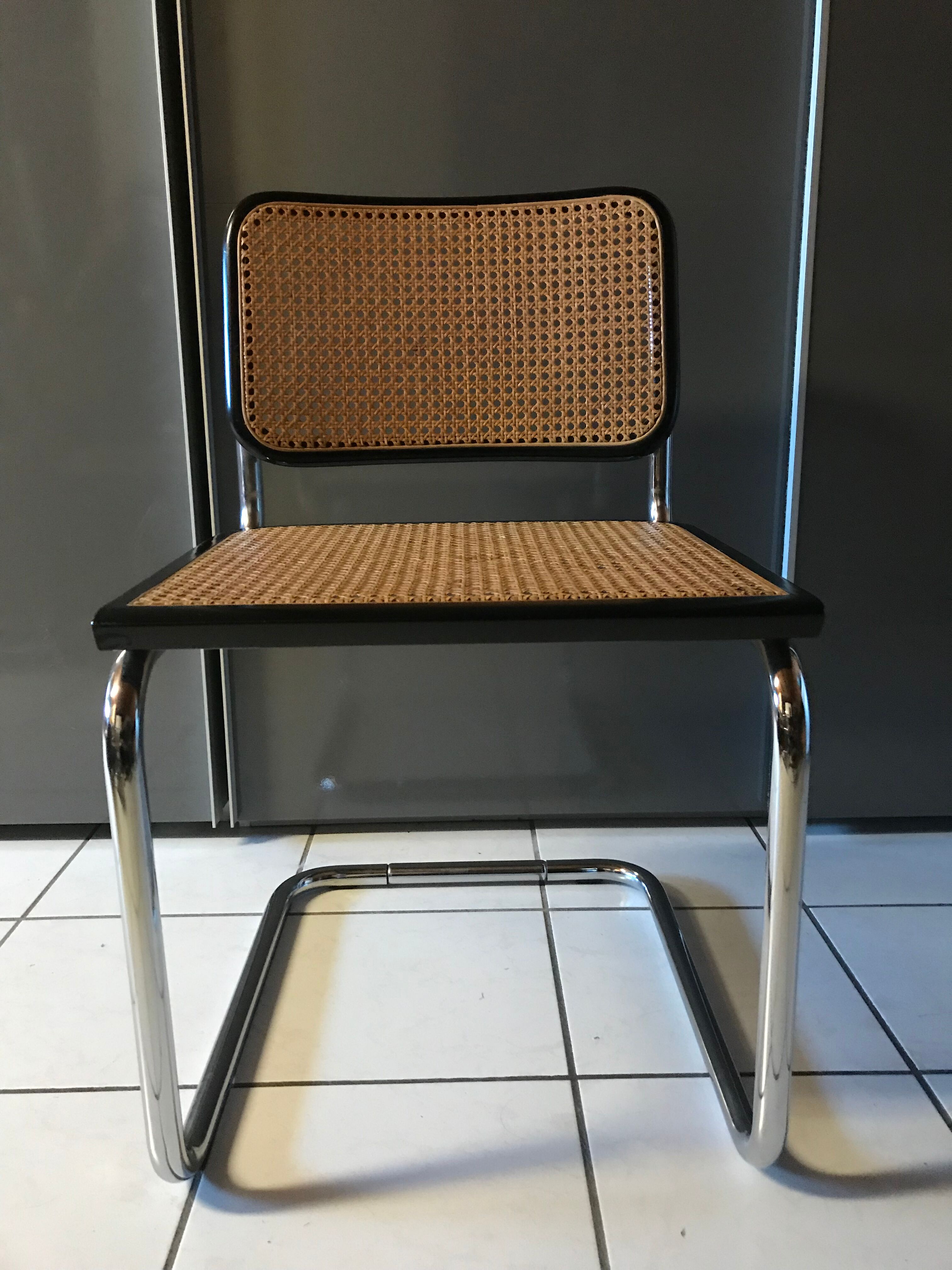 Cesca b32 chair by marcel breuer