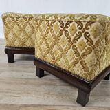 Paire de poufs Art Déco années 1930