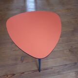 Vintage oval coffee table with formica top