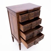 Narrow chest of drawers, France, ca. 1890.