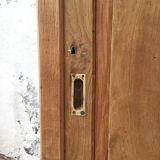 Enfilade meuble de métier chêne coulissant XL