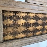 Antique wooden umbrella stand