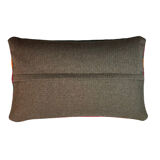 Vintage turkish kilim cushion cover, 30 x 50 cm