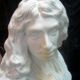 Molière by Houdon, H: 41cm.staff (reinforced plaster) new item Sculpture Statue Bust
