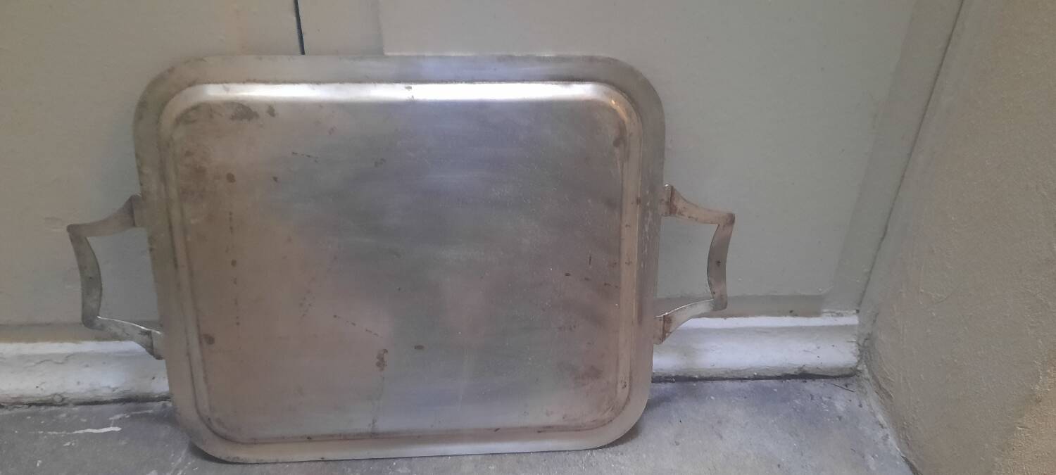 Silver-plated tray