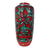 Ceramic pedestal vase by Scheurich