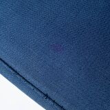 Grande banquette éventail d'angle en chêne, Guillerme et Chambron, 1970s