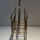 Brass magazine rack