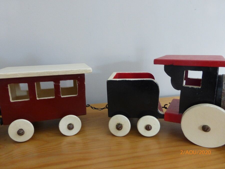 Old wooden train