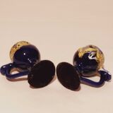 Pair of ceramic candle holders