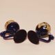 Pair of ceramic candle holders