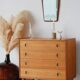 Scandinavian oak chest of drawers | vintage Danish furniture