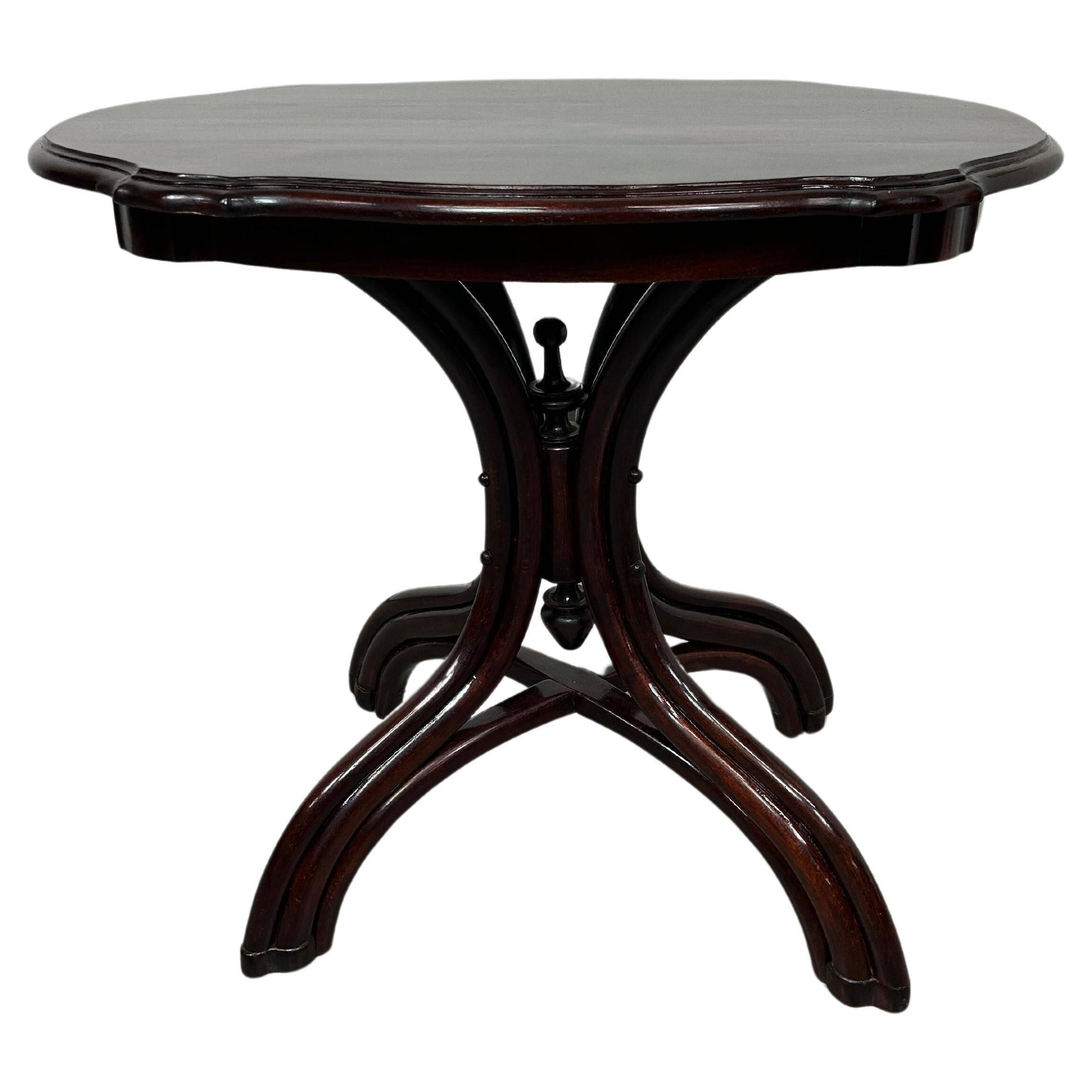 19th-century bent Thonet table