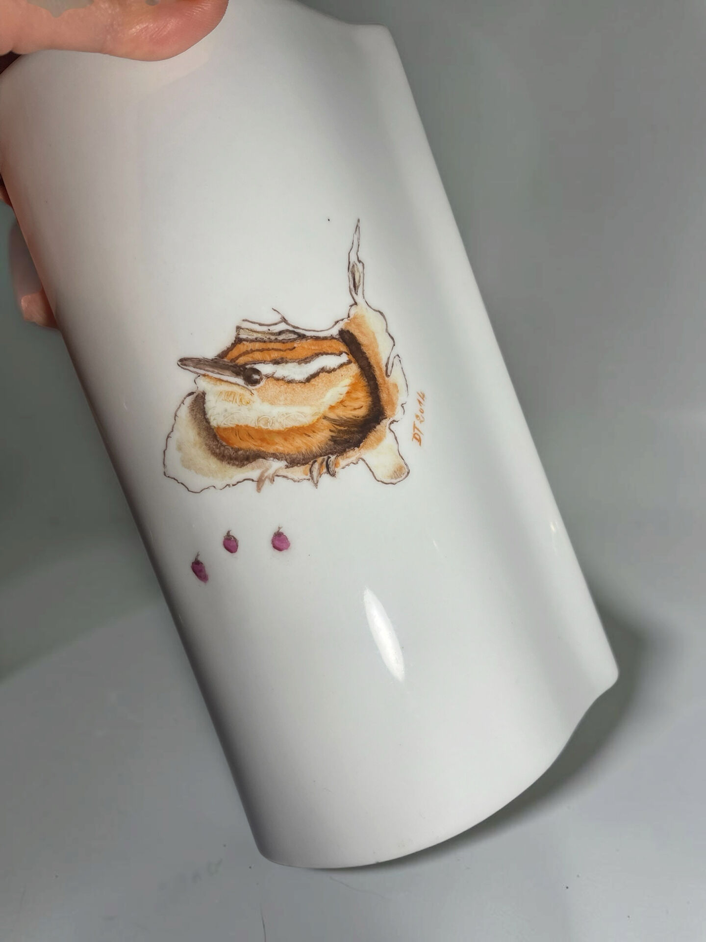 Vase vintage M.P. Samie Union Limousine