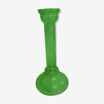 Glass candlestick