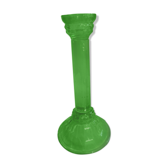 Glass candlestick