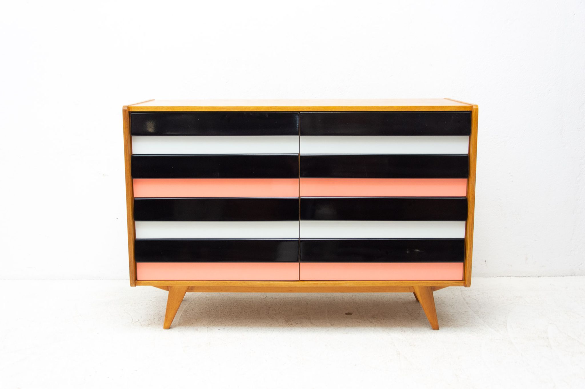 Mid century chest of drawers U-458 by Jiri Jiroutek Czechoslovakia, 1960´s