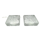Pair of square ceiling lights