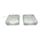 Pair of square ceiling lights