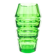 Art Deco vase, green crystal, designed by J. Hoffmann, Czechoslovakia, 1930s
