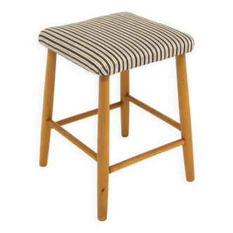 Scandinavian beech stool, Sweden, 1960