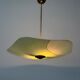 Art Deco pentagonal green glass ceiling light, 1940s, Germany