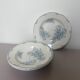 3 vintage deep plates in ironstone by L&G model Oeillets 220524