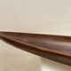 centre de table, pirogue, wood art, Jean Gillon, jacaranda, vintage 70