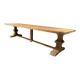 Monastery table Spirito in solid oak - length 350 cm