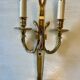 Pair of wall sconces Lucien Gau Paris model 16642
