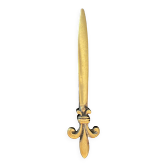 Coupe papier fleur de lys