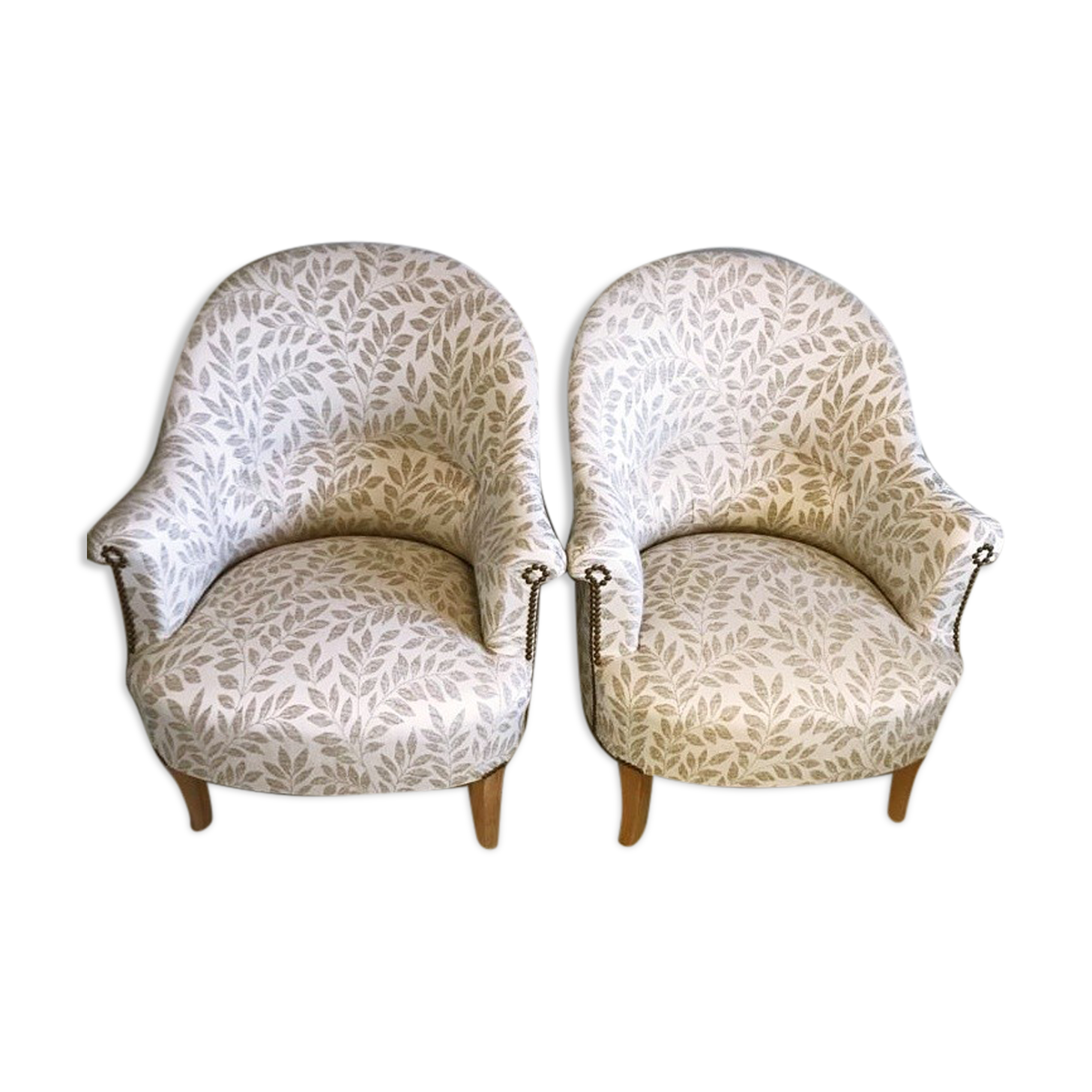 Old toad armchairs year 70s