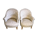 Anciens fauteuils crapaud années 70
