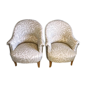 Old toad armchairs year 70s