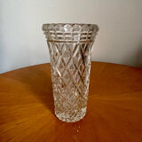 Vase en verre taillé 1970