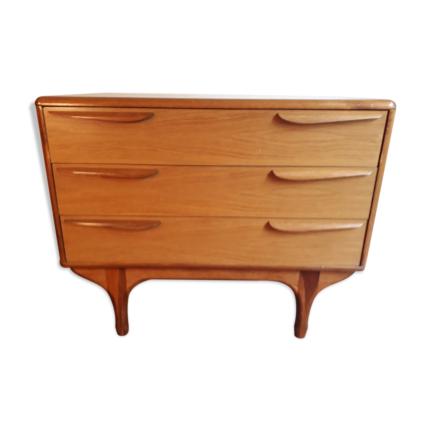 Commode coiffeuse en teck, années 70