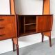 Bibliothèque modulaire Panto scandinave, Norvège des années 1960, teck du milieu du siècle.