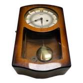 Antique Gewes wooden pendulum clock