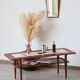 Vintage teak ceramic coffee table Gemina Møbler