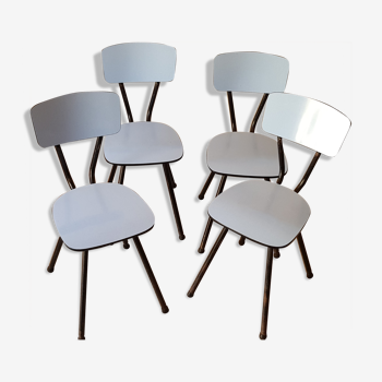 Set of 4 formica chairs