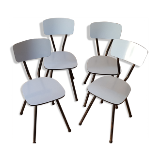 Set of 4 formica chairs