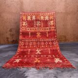 Tapis berbère ancien - 196 x 345 cm
